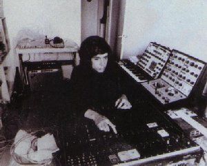 Jean-Michel in jungen Jahren in seinem Studio